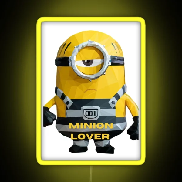 Minion Lover RGB Neon Sign