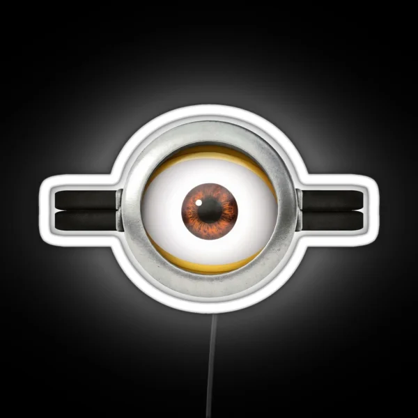 Minion Style Eye RGB Neon Sign