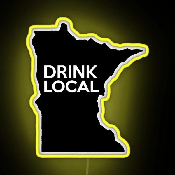 Minnesota Drink Local MN RGB Neon Sign