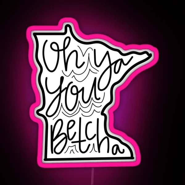 Minnesota RGB Neon Sign