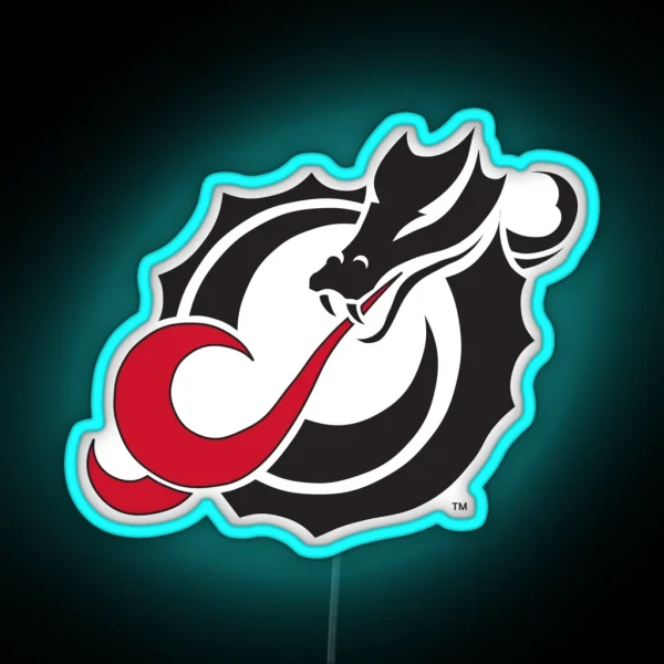 Minnesota State University Moorhead Dragons RGB Neon Sign