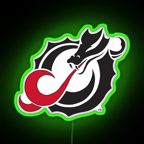 Minnesota State University Moorhead Dragons RGB Neon Sign
