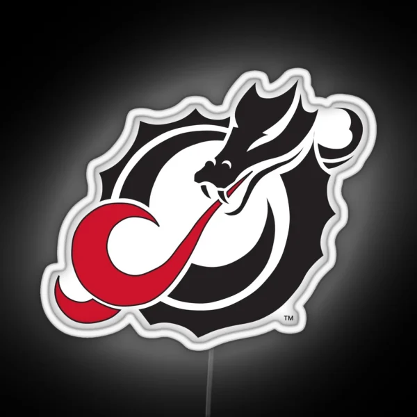 Minnesota State University Moorhead Dragons RGB Neon Sign