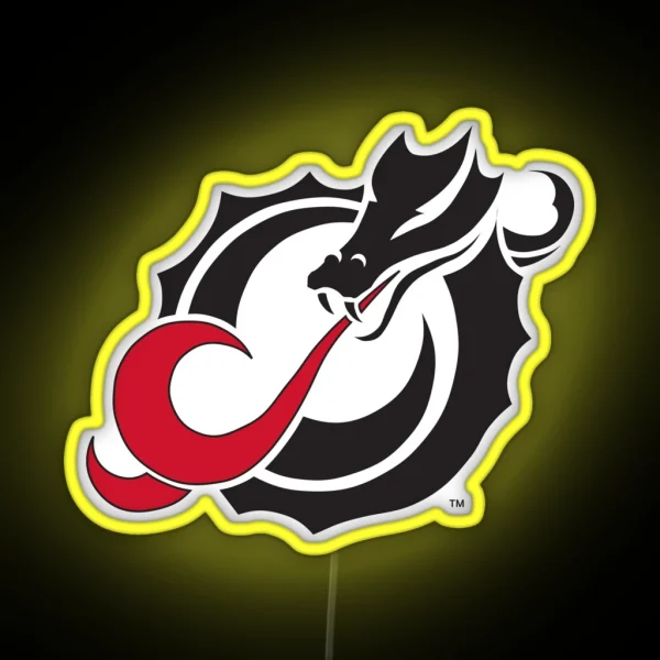 Minnesota State University Moorhead Dragons RGB Neon Sign