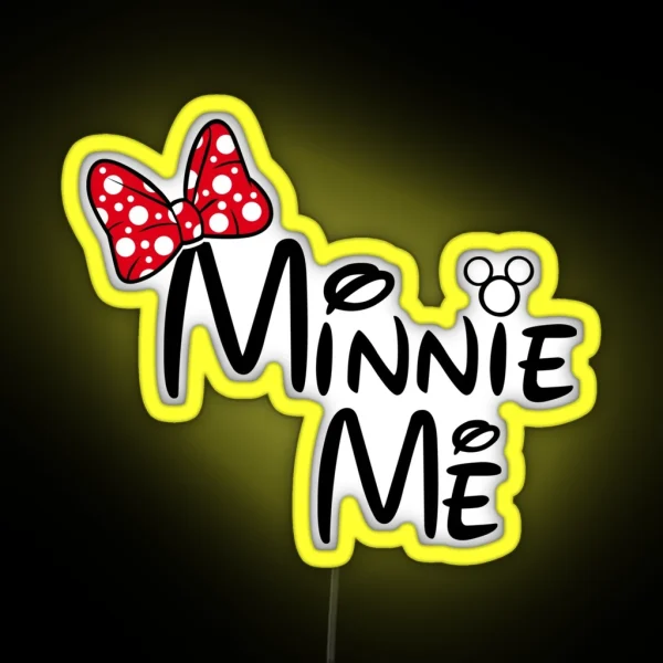 Minnie Me Led Design RGB Neon Sign
