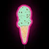 Colorful RGB LED ice cream cone dessert display neon signage