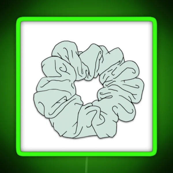 Mint Scrunchies RGB Neon Sign