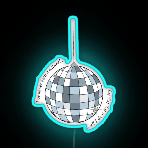 Mirror Ball RGB Neon Sign