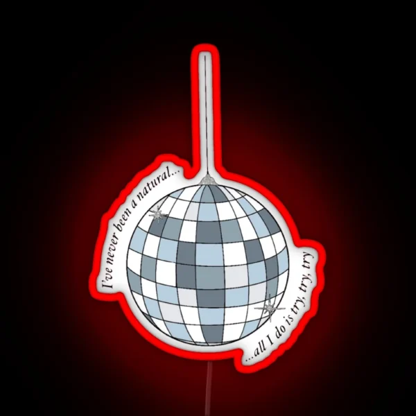 Mirror Ball RGB Neon Sign