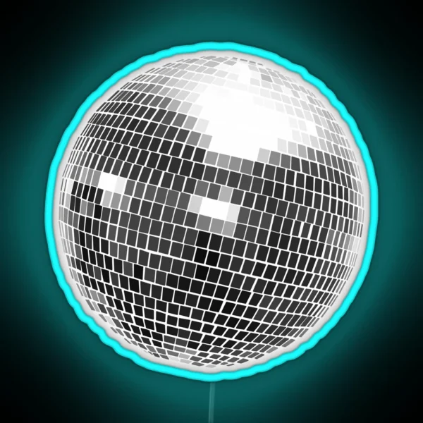 Mirrorball RGB Neon Sign