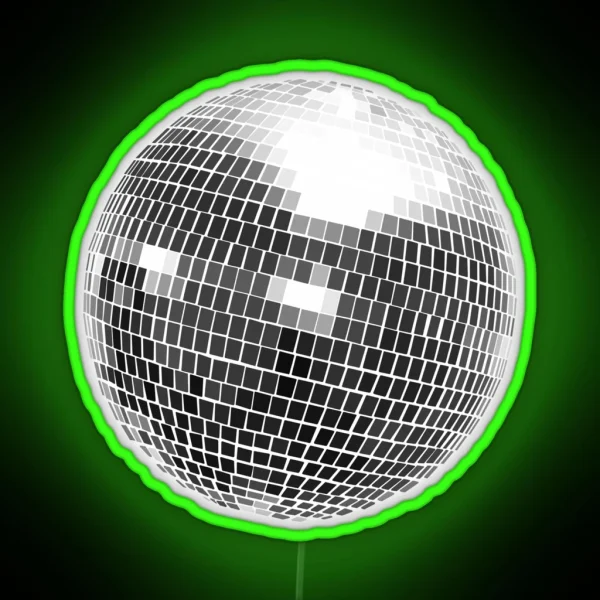 Mirrorball RGB Neon Sign