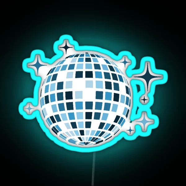 Mirrorball RGB Neon Sign