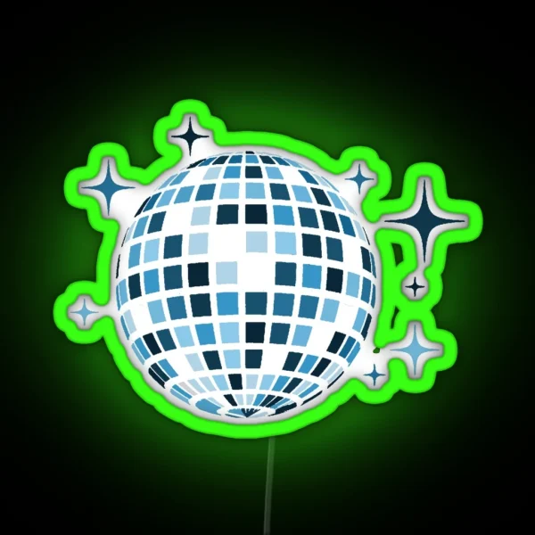 Mirrorball RGB Neon Sign
