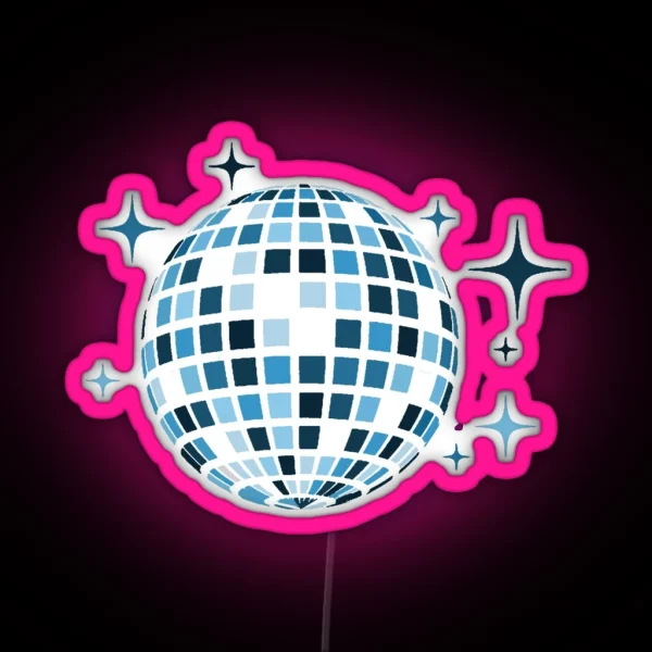 Mirrorball RGB Neon Sign