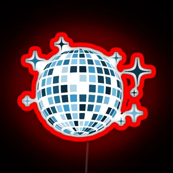 Mirrorball RGB Neon Sign