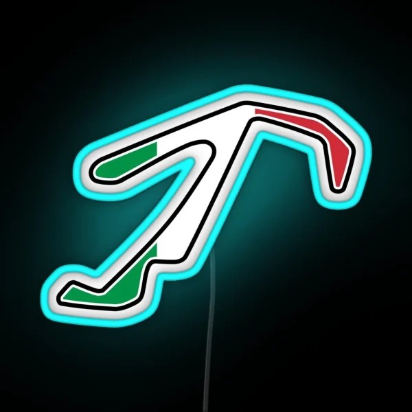 Misano World Circuit Flag RGB Neon Sign