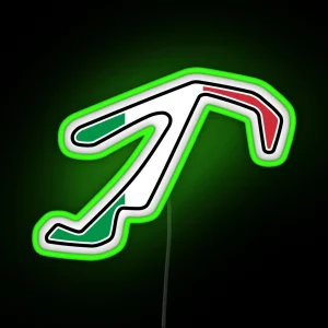 Misano World Circuit Flag RGB Neon Sign