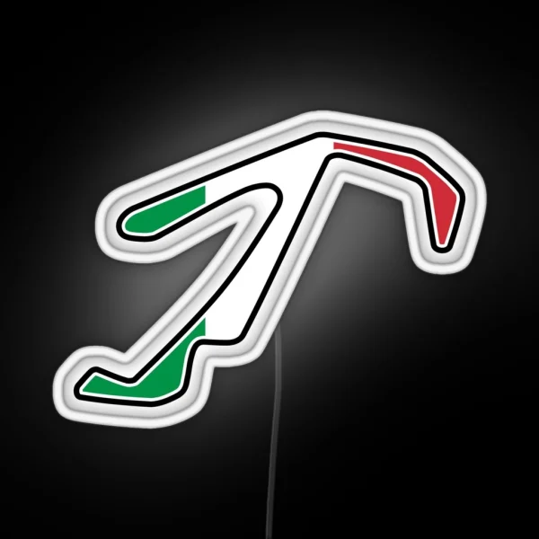 Misano World Circuit Flag RGB Neon Sign