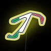 Authentic Misano World Circuit Flag RGB Neon Sign Illumination Decoration Lighting