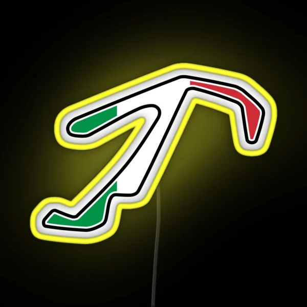 Misano World Circuit Flag RGB Neon Sign