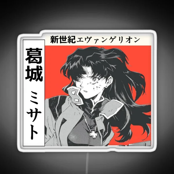 Misato Katsuragi RGB Neon Sign