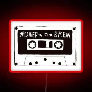 Mischief Brew Cassette Tape RGB Neon Sign