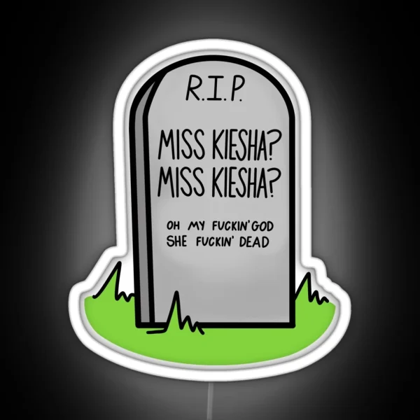 Miss Keisha RGB Neon Sign