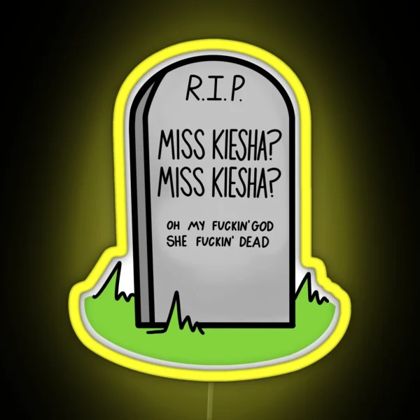 Miss Keisha RGB Neon Sign