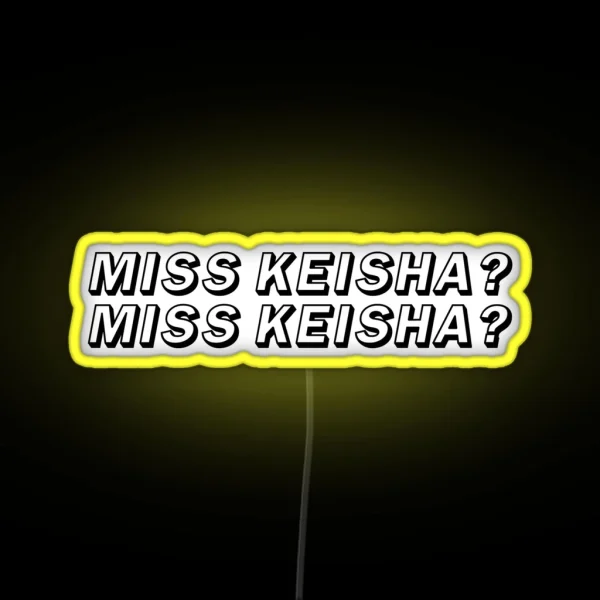 MISS KEISHA VINE RGB Neon Sign