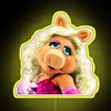Miss Piggy Muppet Fan Decorative RGB Neon LED Sign Display
