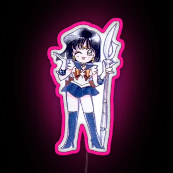 Miss Saturn RGB Neon Sign