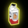 Neon Milk Carton Ass DAT RGB LED Sign Display Illumination