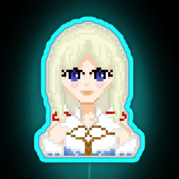Mist Rune Factory Frontier Pixel Art RGB Neon Sign
