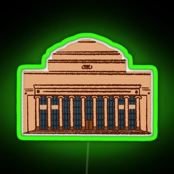 MIT Lobby 10 Dome RGB Neon Sign