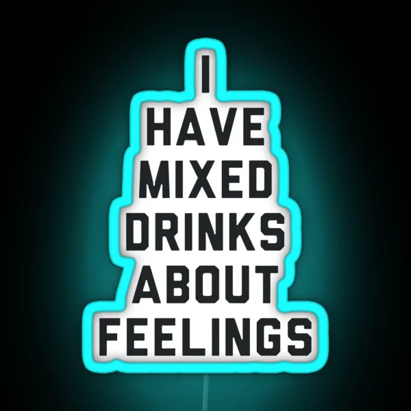 Mixed Drinks RGB Neon Sign