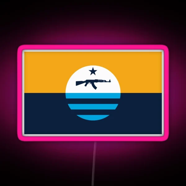 MKE Community Defense RGB Neon Sign
