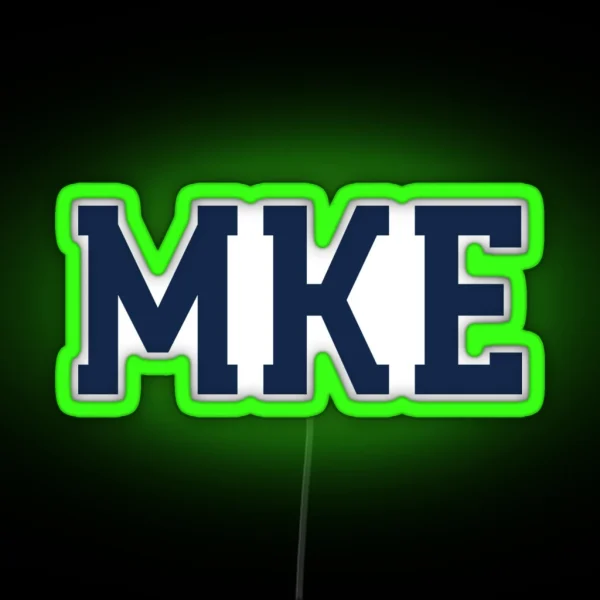 Mke Gold Led RGB Neon Sign