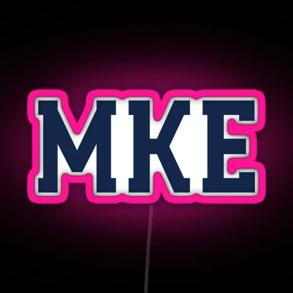 Mke Gold Led RGB Neon Sign