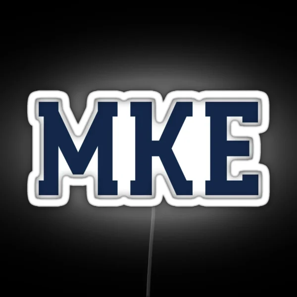 Mke Gold Led RGB Neon Sign