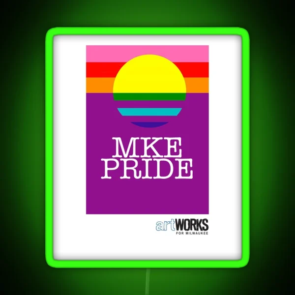 MKE Pride RGB Neon Sign
