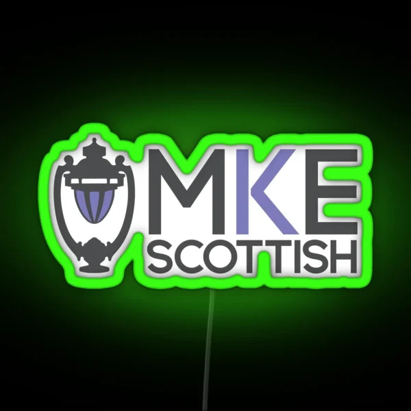 MKE Scottish Full Horizonatal Logo RGB Neon Sign
