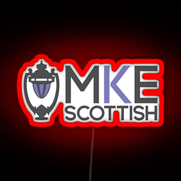 MKE Scottish Full Horizonatal Logo RGB Neon Sign