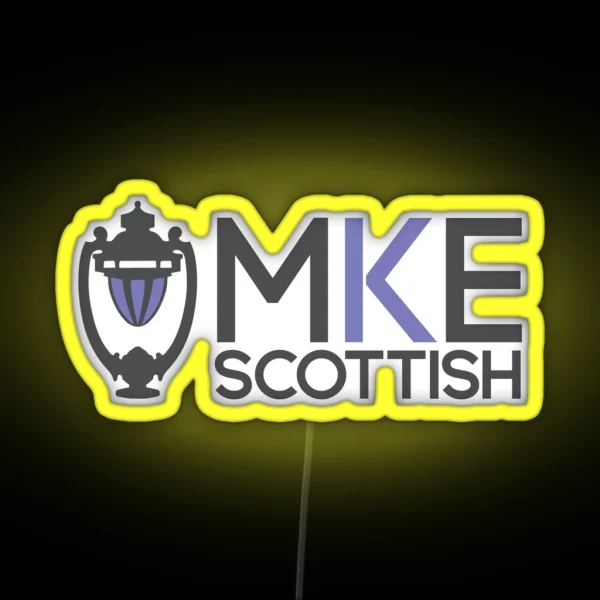 MKE Scottish Full Horizonatal Logo RGB Neon Sign