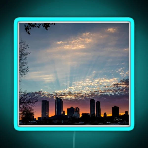 MKE Sunset 1 RGB Neon Sign