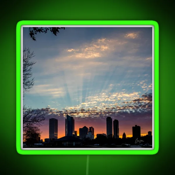 MKE Sunset 1 RGB Neon Sign