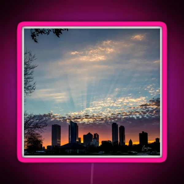 MKE Sunset 1 RGB Neon Sign