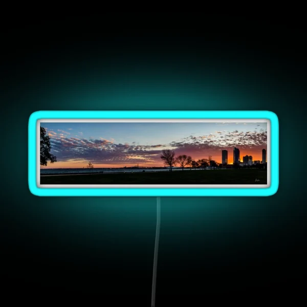 MKE Sunset 3 RGB Neon Sign