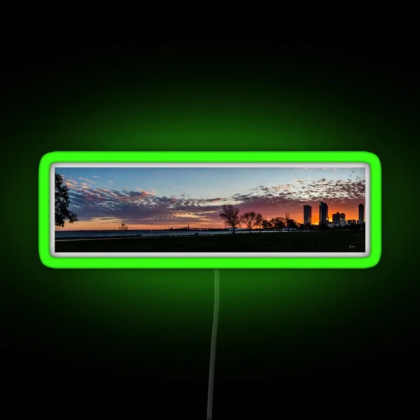 MKE Sunset 3 RGB Neon Sign