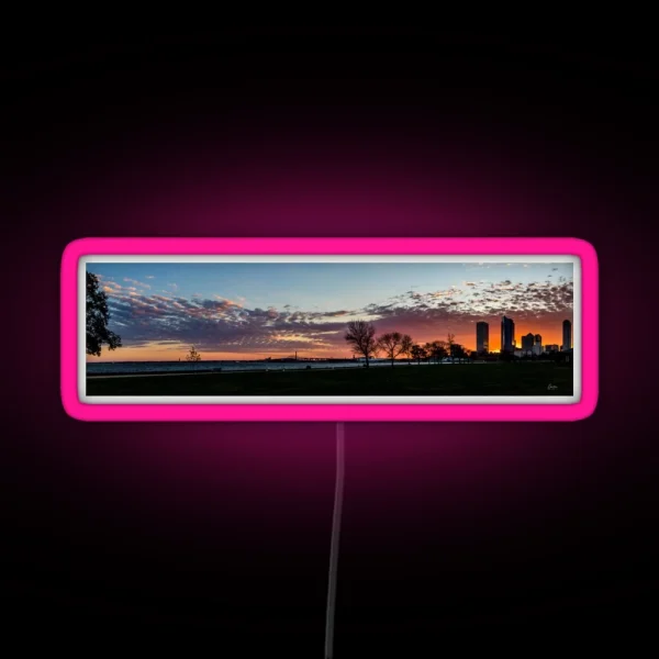 MKE Sunset 3 RGB Neon Sign