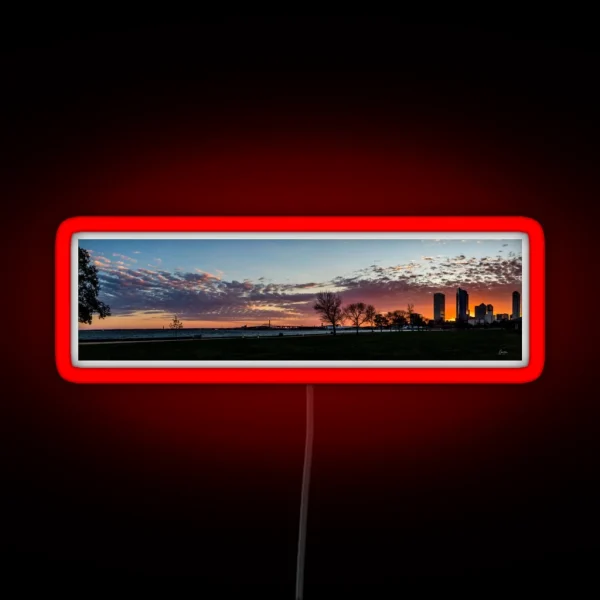 MKE Sunset 3 RGB Neon Sign